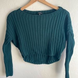 EXPRESS cable knit cropped sweater